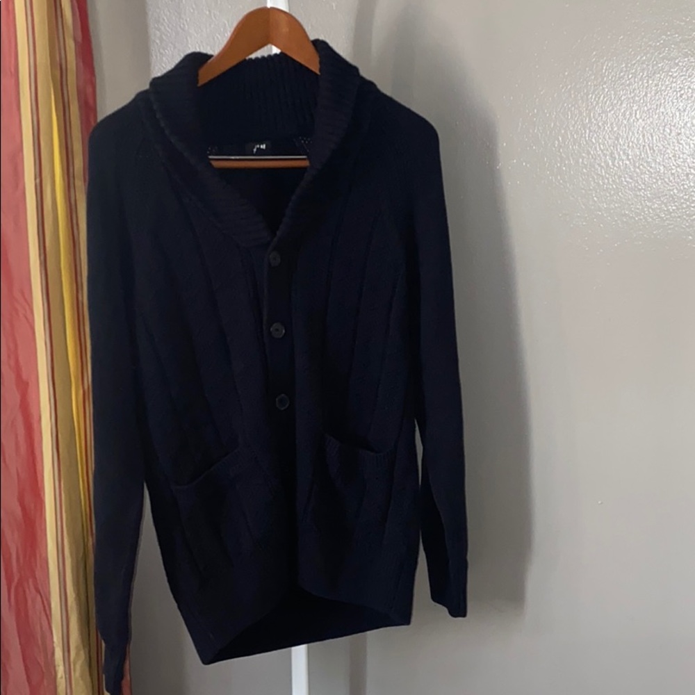 Black heavy cardigan